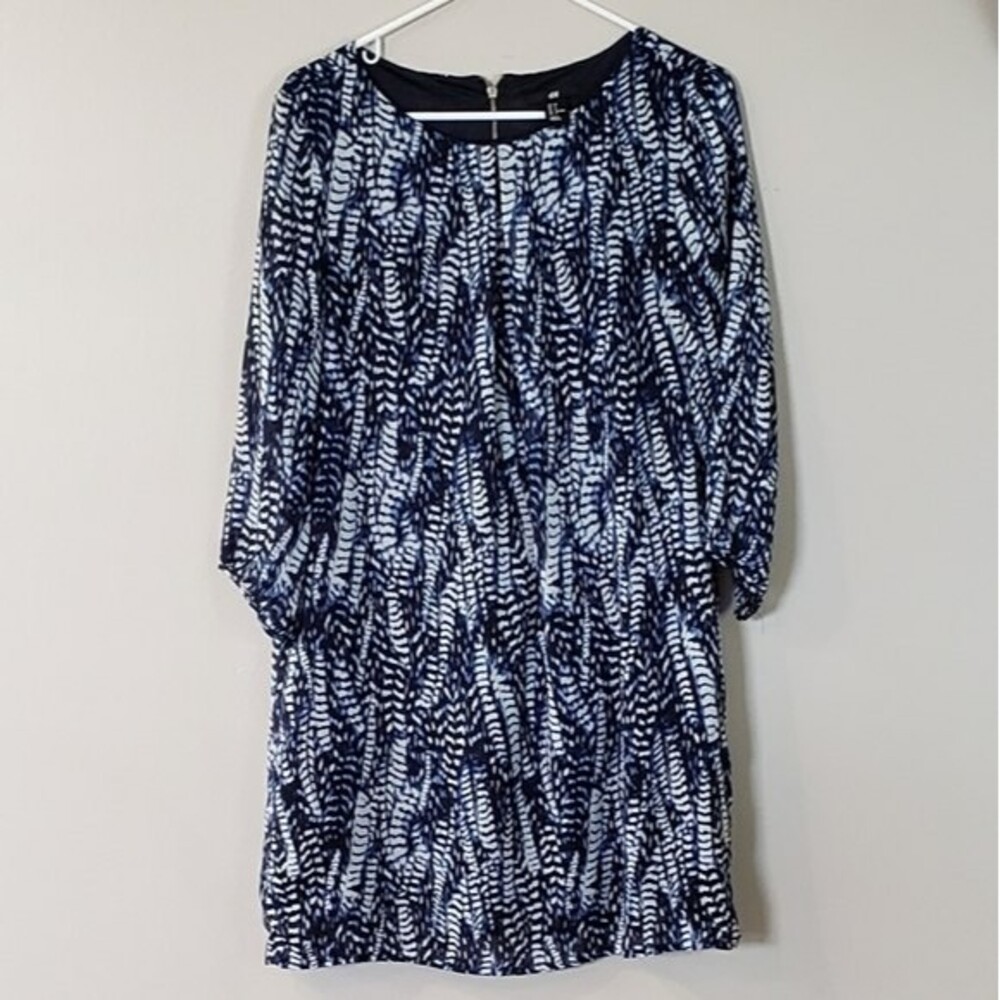 H&M Black and Blue Dress Size 8
